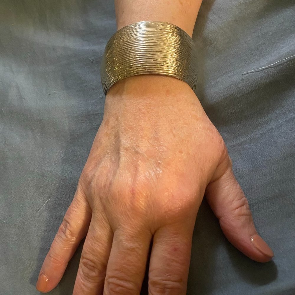 Sterling silver cuff bracelet